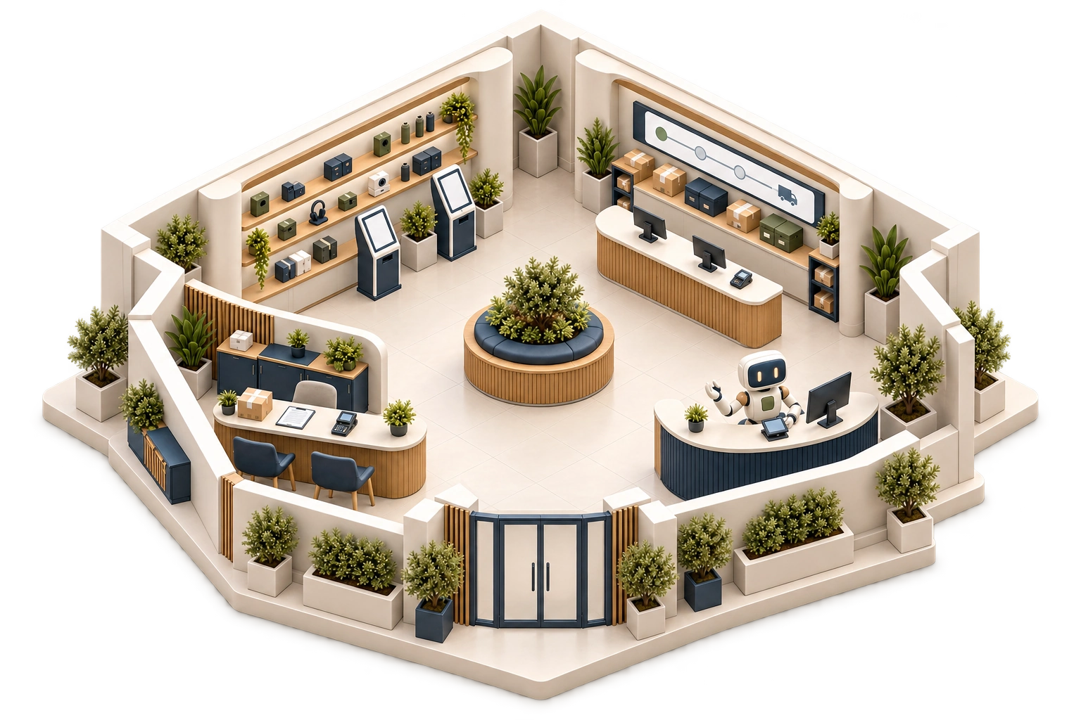 The customer portal workspace in the Cobalt business campus.
